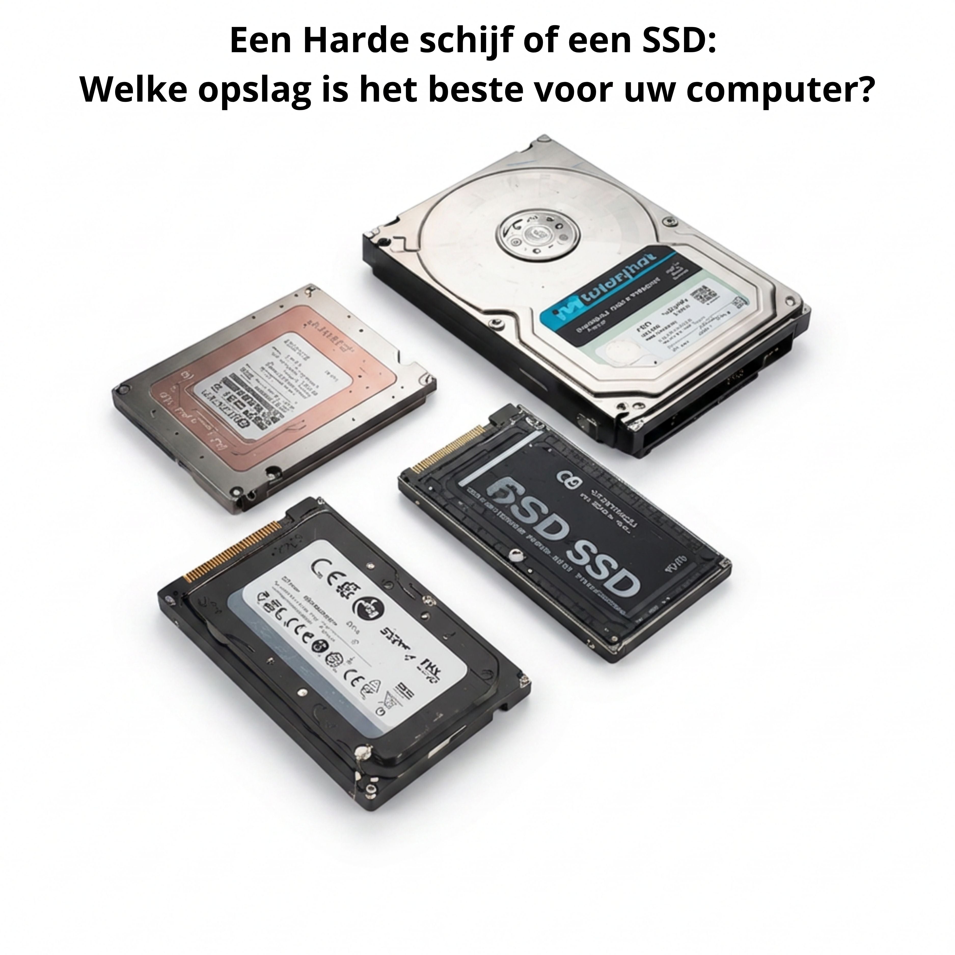 HDD of SSD: welke opslag is het beste voor uw computer?