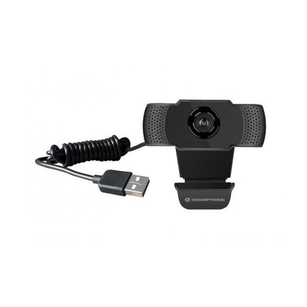 Conceptronic Webcam AMDIS 1080P Full HD Webcam + Microfoon