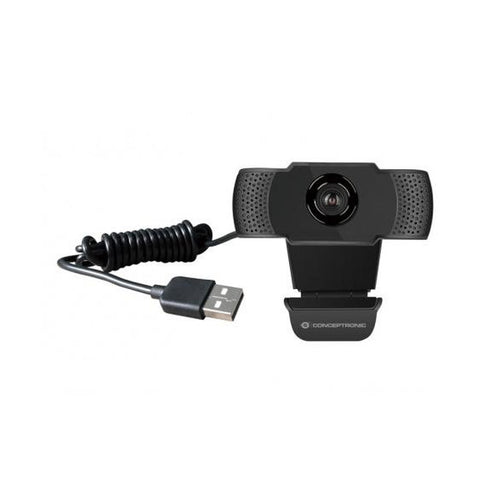 Conceptronic Webcam AMDIS 1080P Full HD Webcam + Microfoon