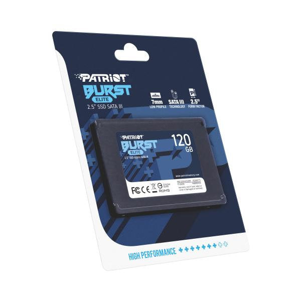 Patriot BURST ELITE SSD, 120GB, SATA3, 540 MB/s