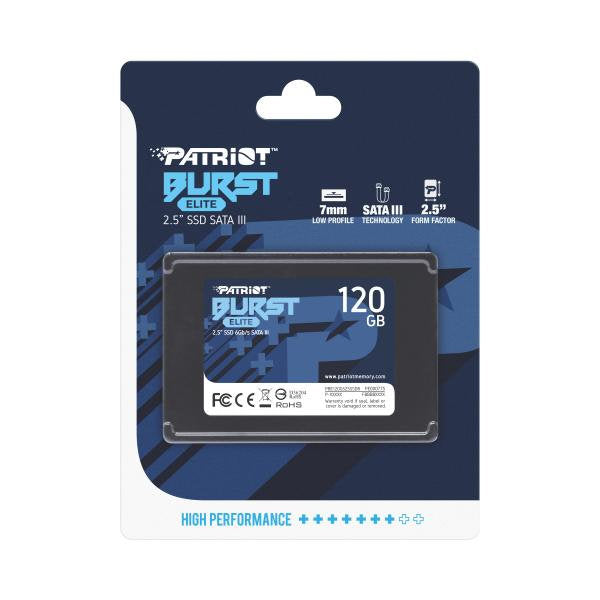 Patriot BURST ELITE SSD, 120GB, SATA3, 540 MB/s
