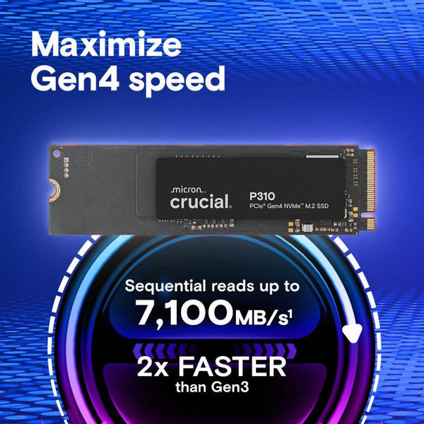 Crucial P310 SSD, 500 GB, M.2 NVMe