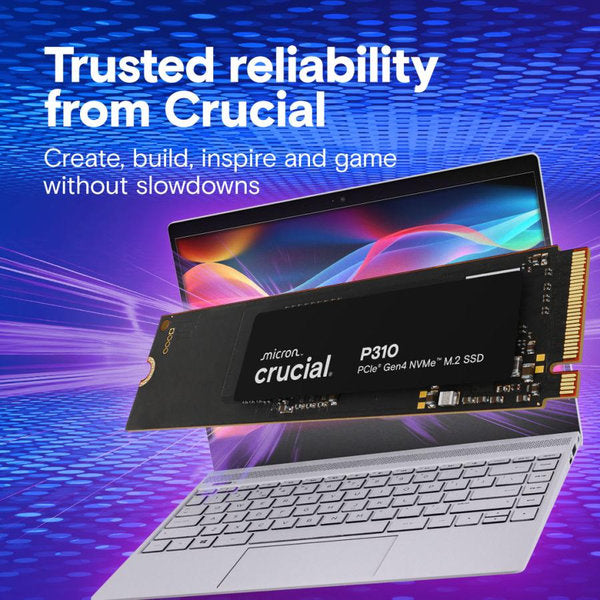 Crucial P310 SSD, 500 GB, M.2 NVMe