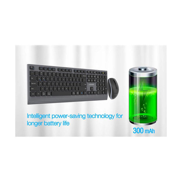 Dual-mode draadloze desktopset, 2.4G + BT, US-layout