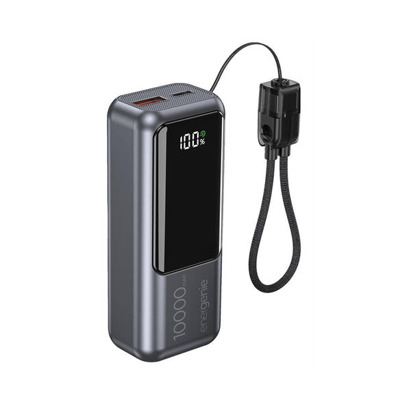 20 W compacte snelladende powerbank met LCD-display, 10.000 mAh