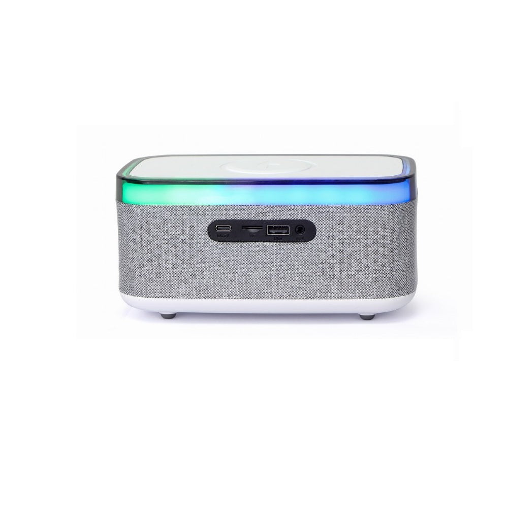 Digitale wekker met draadloze laadfunctie voor smartphone