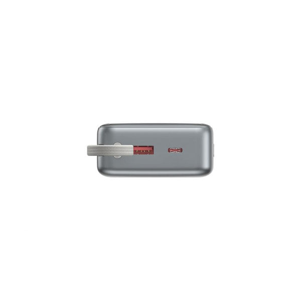65 W Snelladende powerbank met geïntegreerde kabels, 20000 mAh