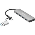 Sandberg 4-Port USB Hub USB hub - 4 - USB 3.0 - Zilver