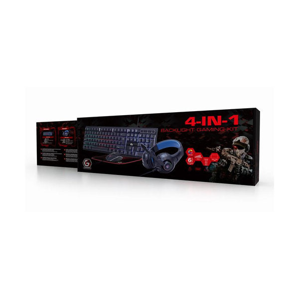 4-in-1 backlight gaming kit "Ghost"