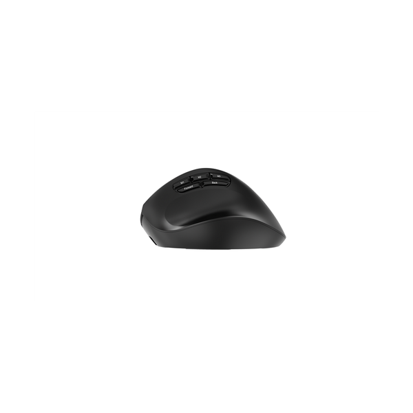 Triple-mode draadloze ergonomische muis met 9 knoppen, 2.4G+BT+USB