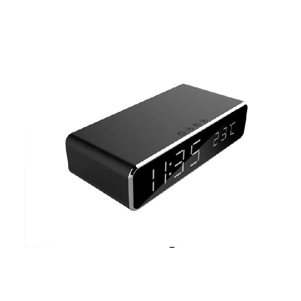 Digitale wekker met draadloze laadfunctie voor smartphone