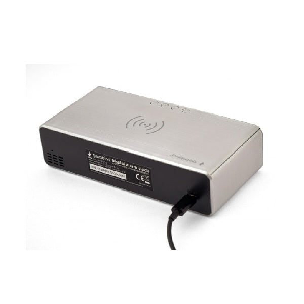 Digitale wekker met draadloze laadfunctie voor smartphone