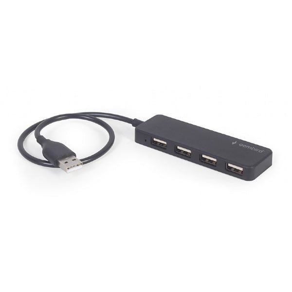 4-poorts USB-hub 2.0  zwart