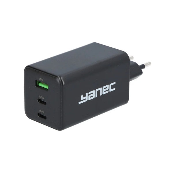 Yanec Compacte GaN lader USB-A USB-C 100W