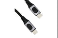Yanec USB-C naar USB-C laad- en datakabel 2m nylon (100W)