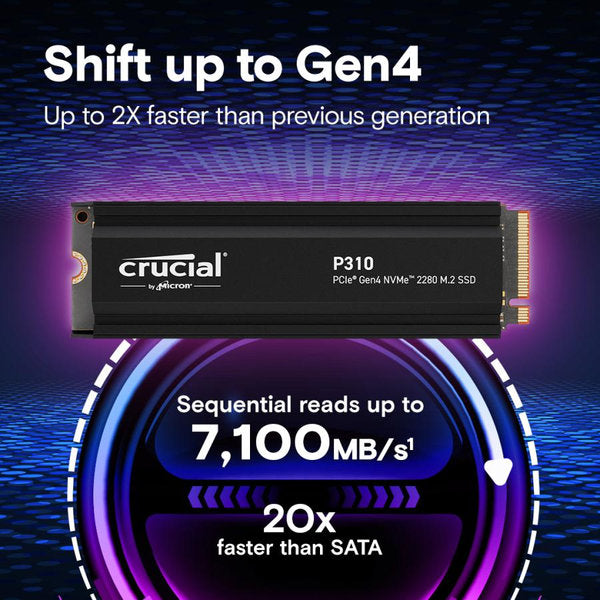 Crucial P310 SSD TB M.2 PCIe