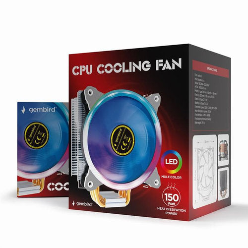 CPU koelventilator, 12 cm, 150 W, 4 pin