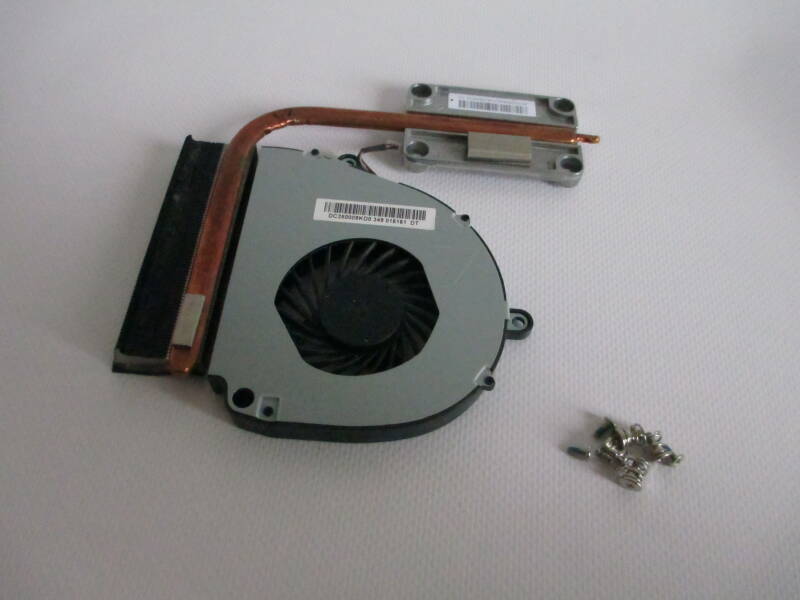 Notebook fan compleet met heatsink