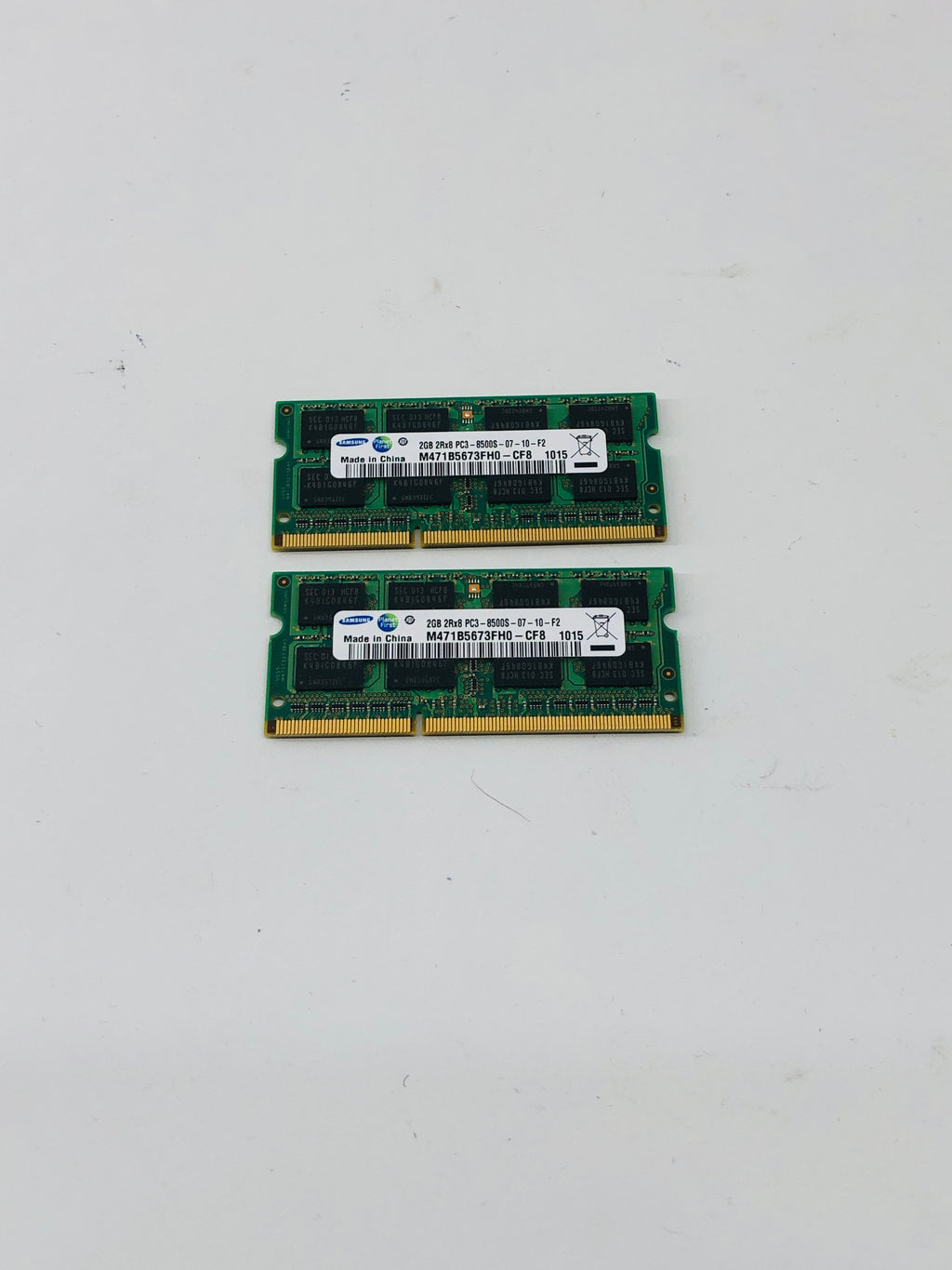 Geheugen set laptop 2x2gb (4gb) 2Rx8 ddr3 8500s