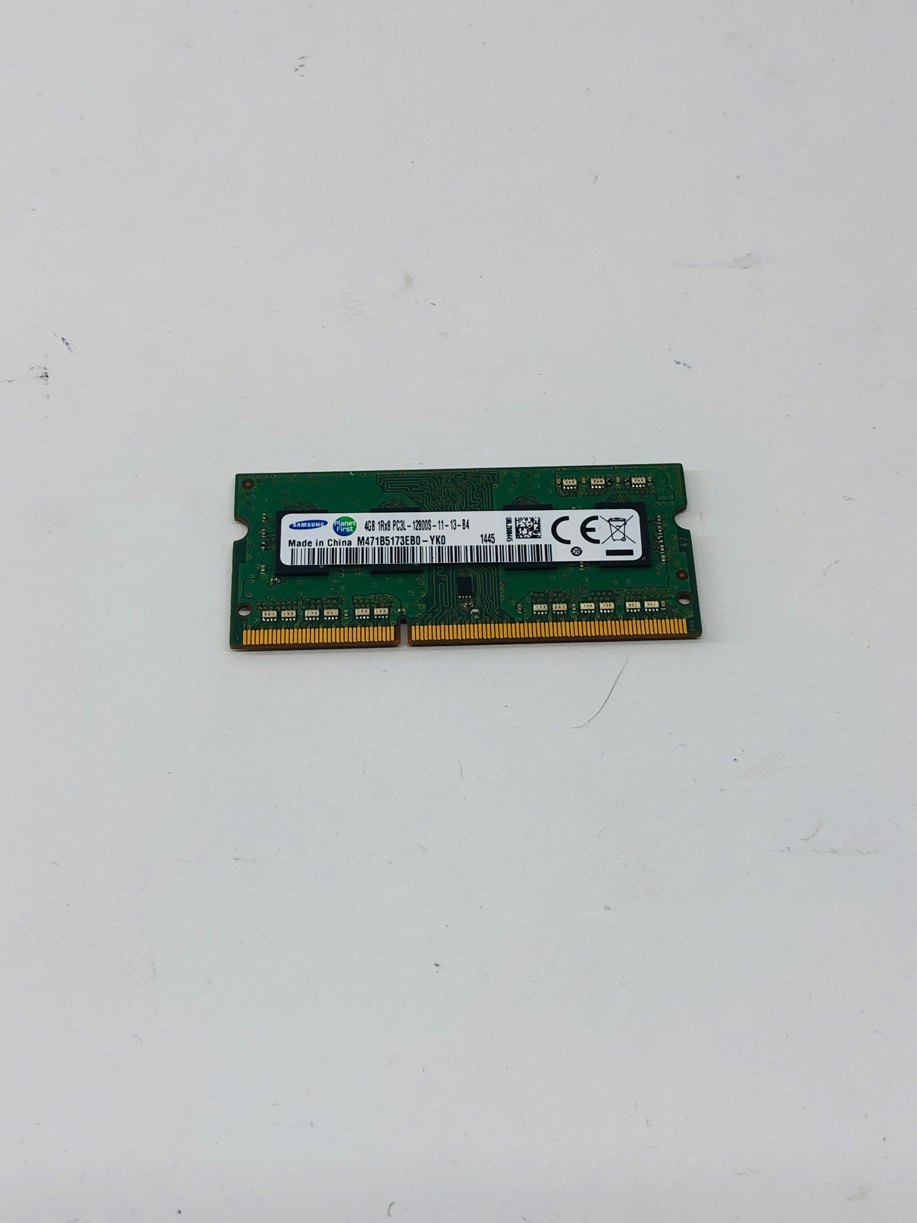 Laptop memory 4GB 1Rx8 DDR3L 12800S