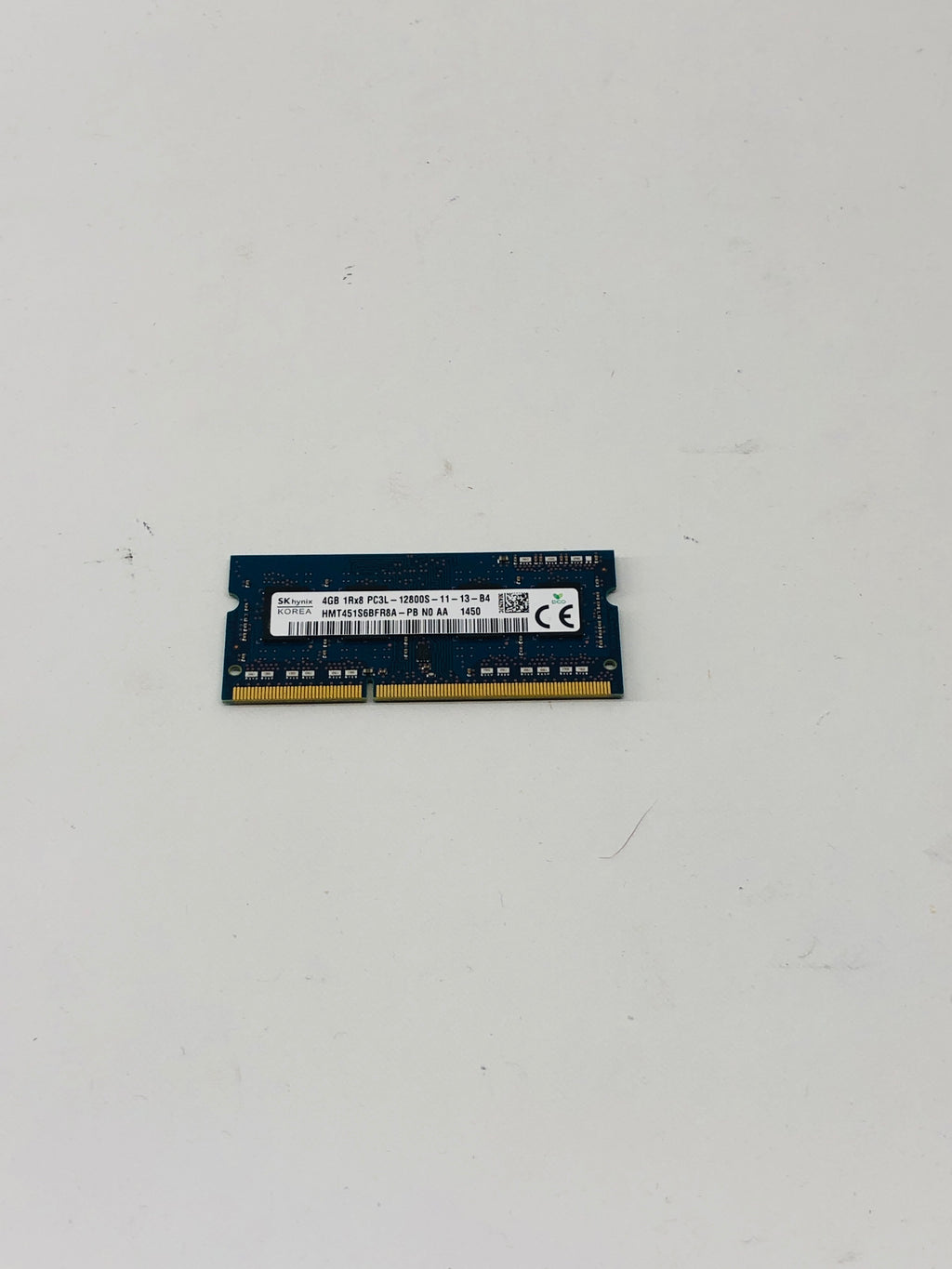 Laptop memory 4GB 1Rx8 DDR3L 12800S