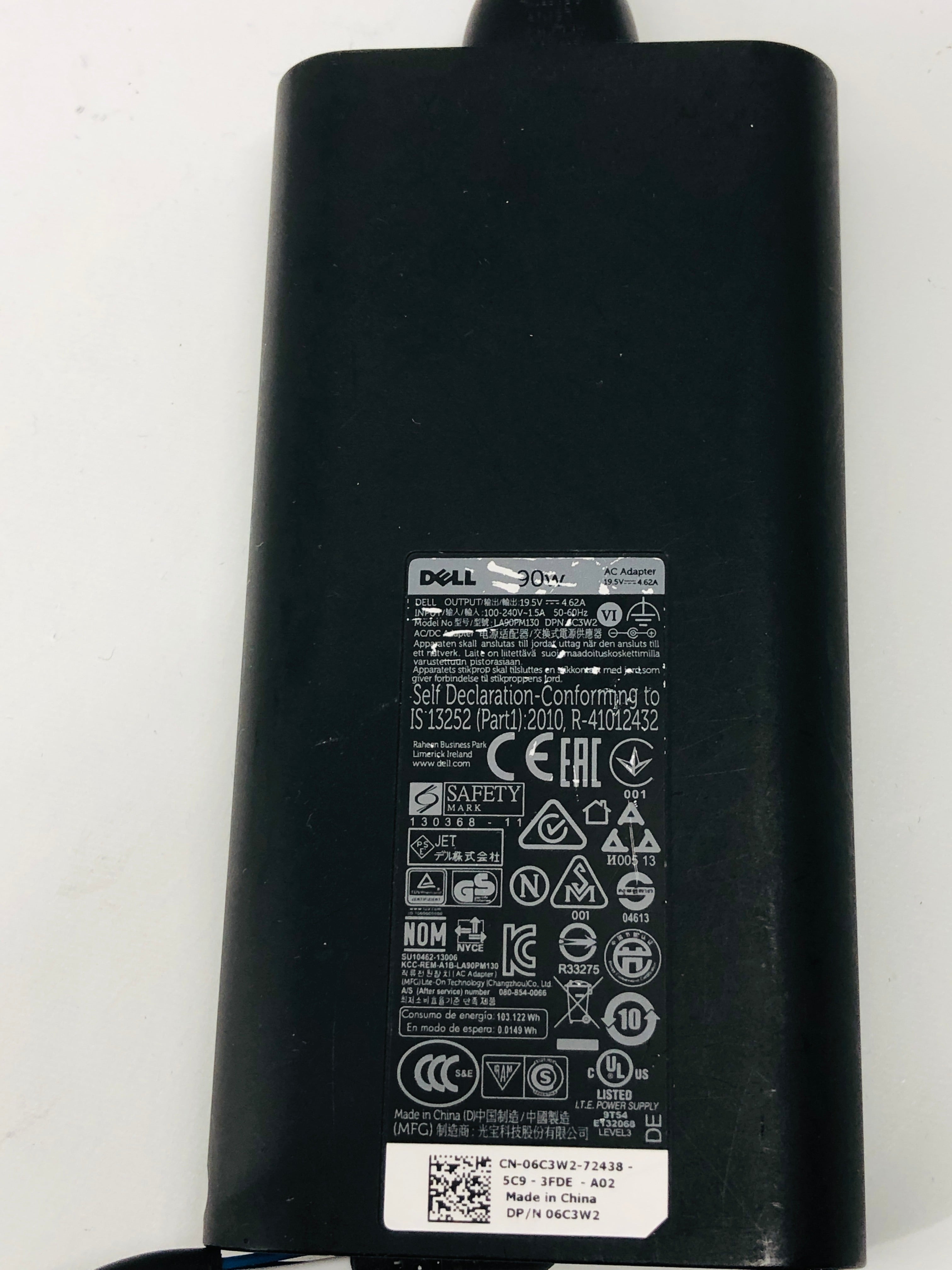 Laptop oplader Dell 90 watt orgineel