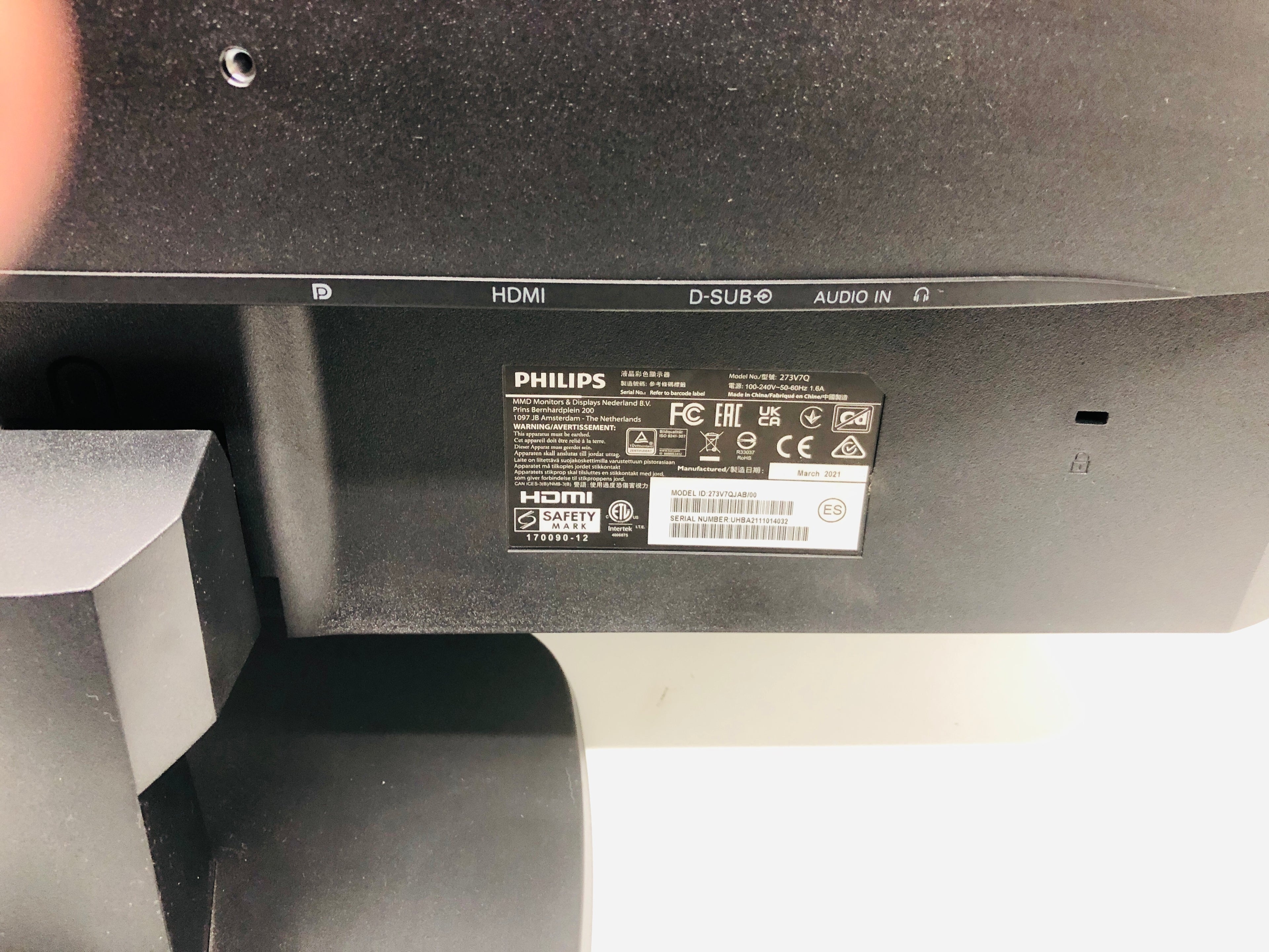 Phillips 27 inch scherm