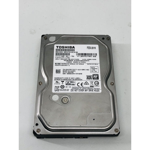 Harde schijf 1 TB 3.5 inch Toshiba