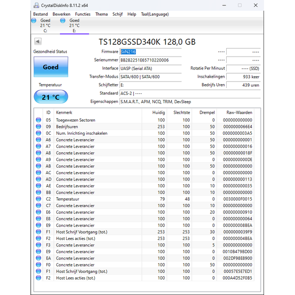 SSD 128 GB Sandisk X110