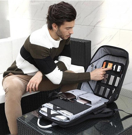 Arctic Hunter Password Lock USB Backpack