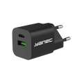 Yanec Compacte GaN lader USB-A USB-C 30W
