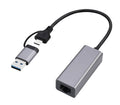 USB 2.5G Gigabit netwerk adapter, space grey