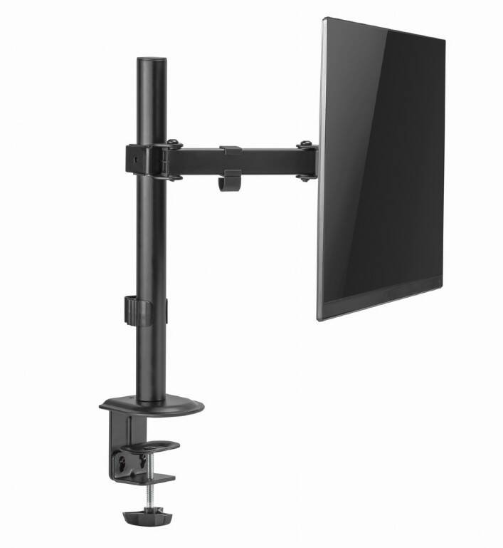 Enkelvoudige monitorarm voor bureau-montage, 17”-32”