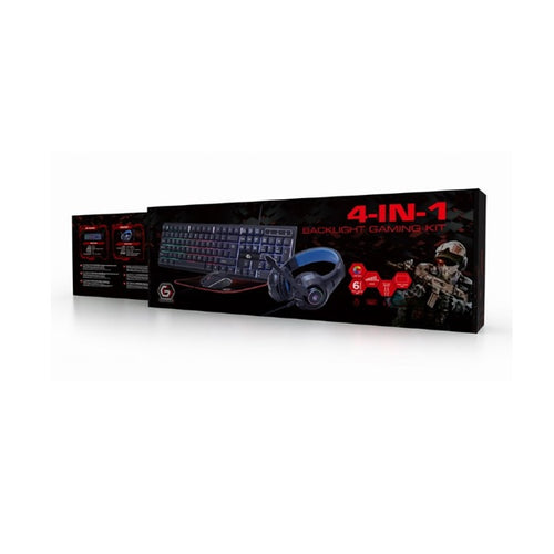 4-in-1 backlight gaming kit "Ghost"