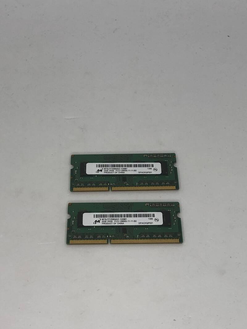 Geheugen set 2x 2GB ddr3