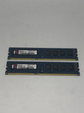Desktop pc geheugen set 2x1gb ddr3 Kingston