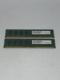 Desktop pc geheugen set (4gb) 2x 2gb ddr3 10600