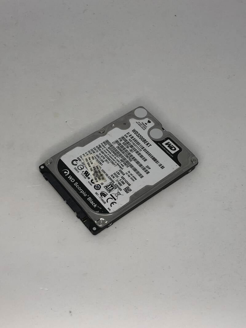 Harde schijf 320gb Western digital 2.5 inch
