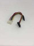 Molex naar sata kabel 1.5 cm dubbel