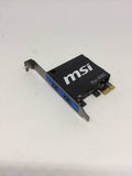 Gebruikte MSI star usb 3.0 kaart pci-e x1