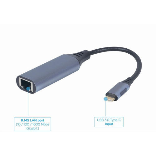 USB-C Gigabit netwerk adapter kabel 0.15 meter