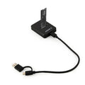 Desktop USB Type-C M.2 SATA & NVME SSD-dockingstation, zwart