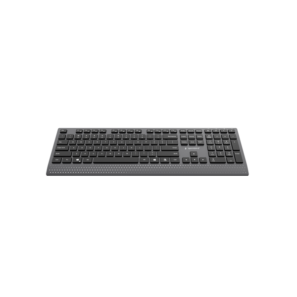 Slimline bedraad multimedia toetsenbord met Type-C-adapter, US-layout