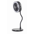 Bureaulamp met ventilator en draadloze oplader 10 Watt